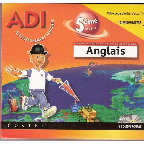 Adi Accompagnement Scolaire Anglais 5Ème