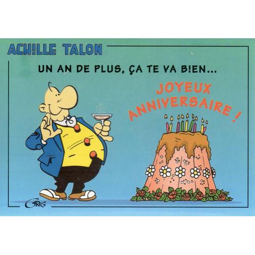 Achille Talon Par Greg Joyeux Anniversaire 1995 Ref 011 802 Rakuten