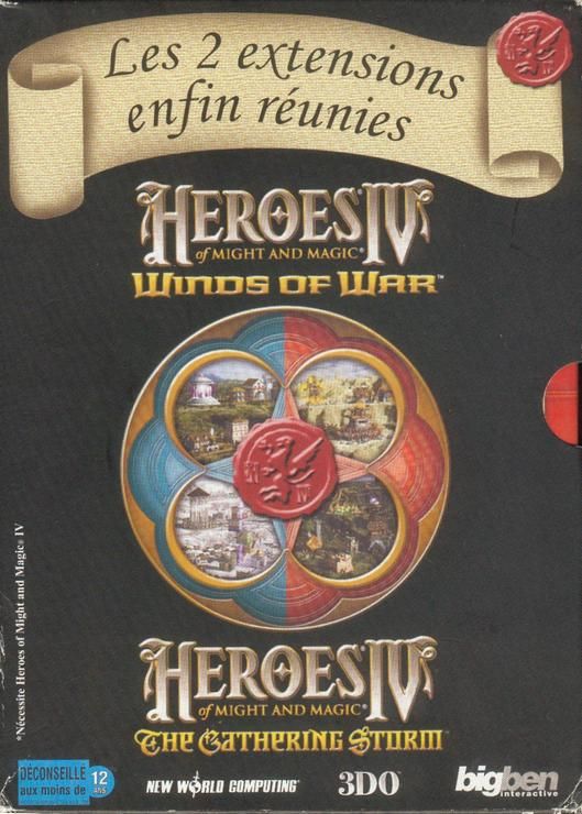Heroes of Might & Magic IV Winds of War Add on + The Gathering Storm Add on Pc - vue 2
