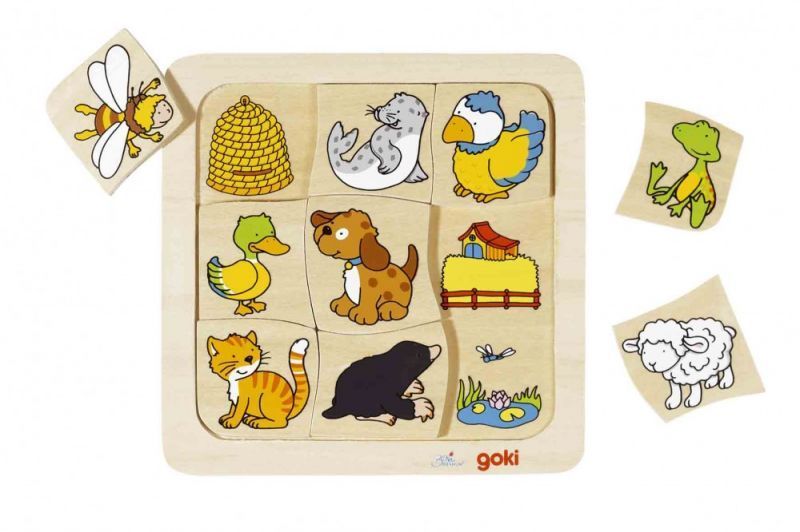 Jeu De Mémoire Enfant: Faire La Paire Jeu En Bois Goki