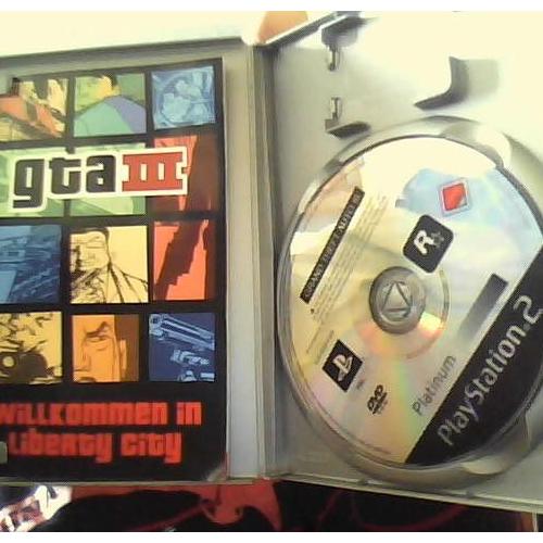 Grand Theft Auto 3 Platinum - Ensemble Complet - Playstation 2 - Allemand