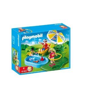 Playmobil City Life 4140 Compactset Famille Et Piscine
