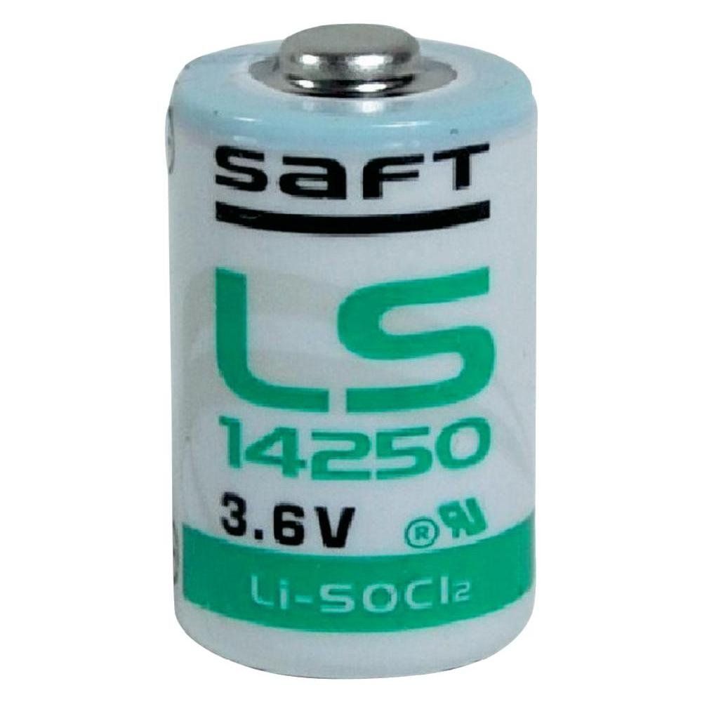 Saft Pile LS14250 1/2 AA 3,6 V Li-SOCL2 (Lot de 5) Blanc/Vert