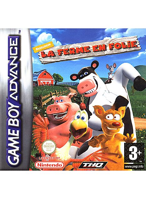 LA FERME EN FOLIE / JEU CONSOLE GAME BOY ADVANCE