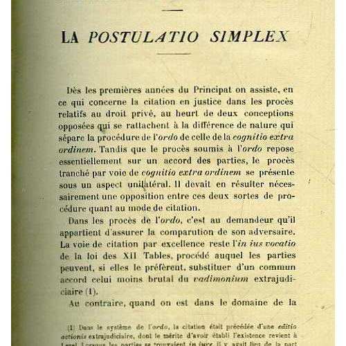 Contribution A L Histoire Des Modes De Citation Au Bas Empire La Postulatio Simplex Les Dernieres Annees De L Ancienne Faculte Des Droits De Caen Suite La Mainplevie Dans Le Droit