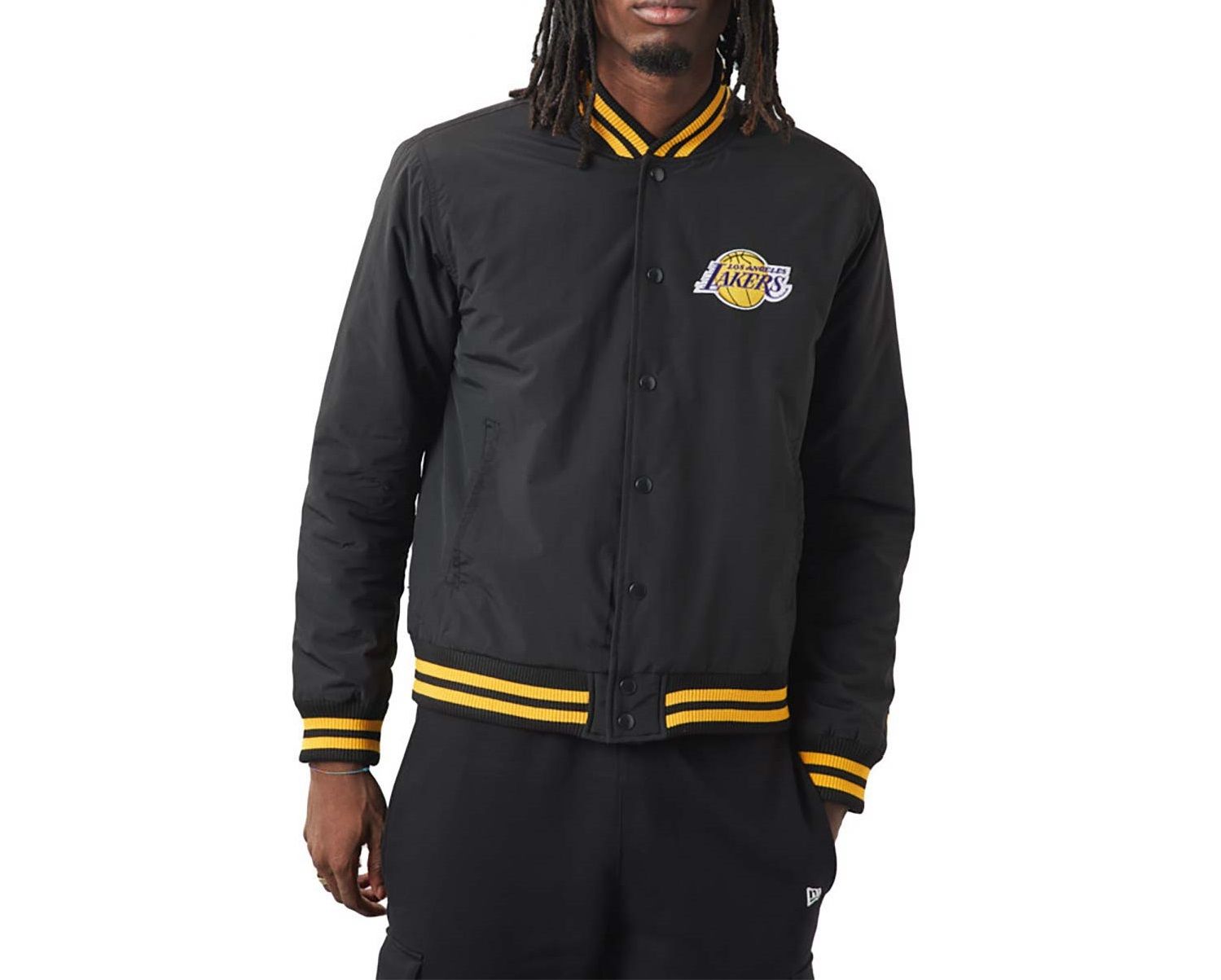 new era - veste bombers os angeles lakers  l - L