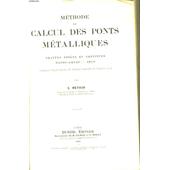 Méthode De Calcul Des Ponts Métalliques - 