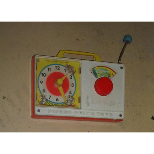 Simili Poste Radio Boite À Musique Fisher Price Année 60