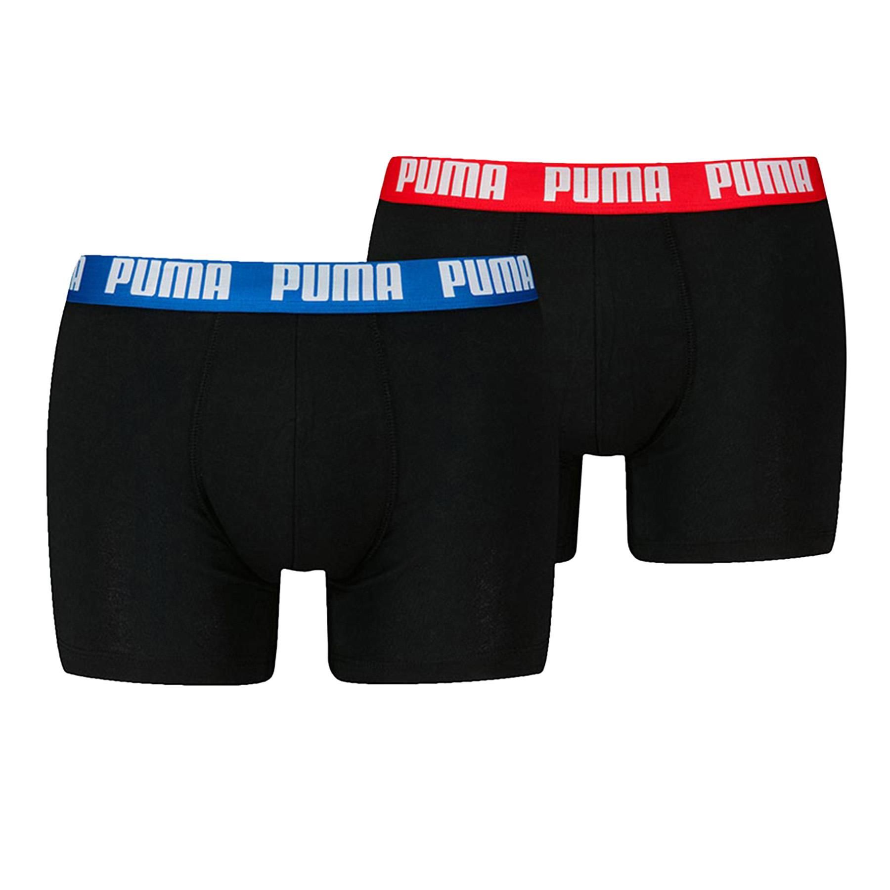 sous vêtement boxer puma puma men everyday basic boxer 2p noir - L