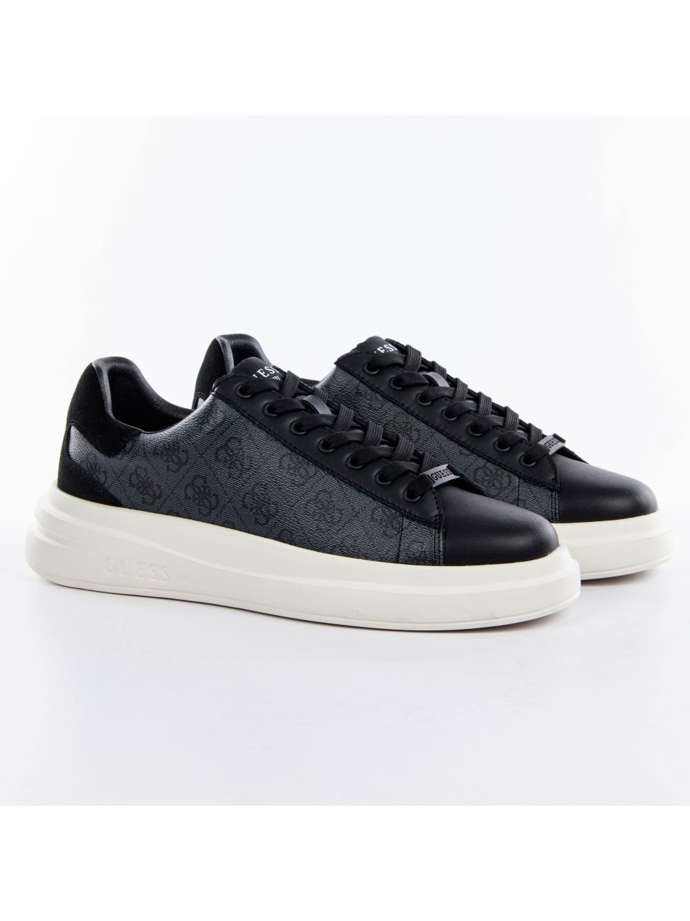 Basket Guess Elba Homme Noir - 44