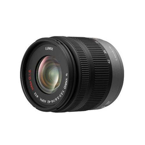 Objectif Panasonic Lumix H-Fs014042E - Fonction Zoom - 14 Mm - 42 Mm - F/3.5-5.6 - Micro Four Thirds - Pour Kodak Pixpro S-1; Avccam Ag-Af100; Lumix G Ag-Gh4Up, Dc-Gx880, Dmc-Gx80