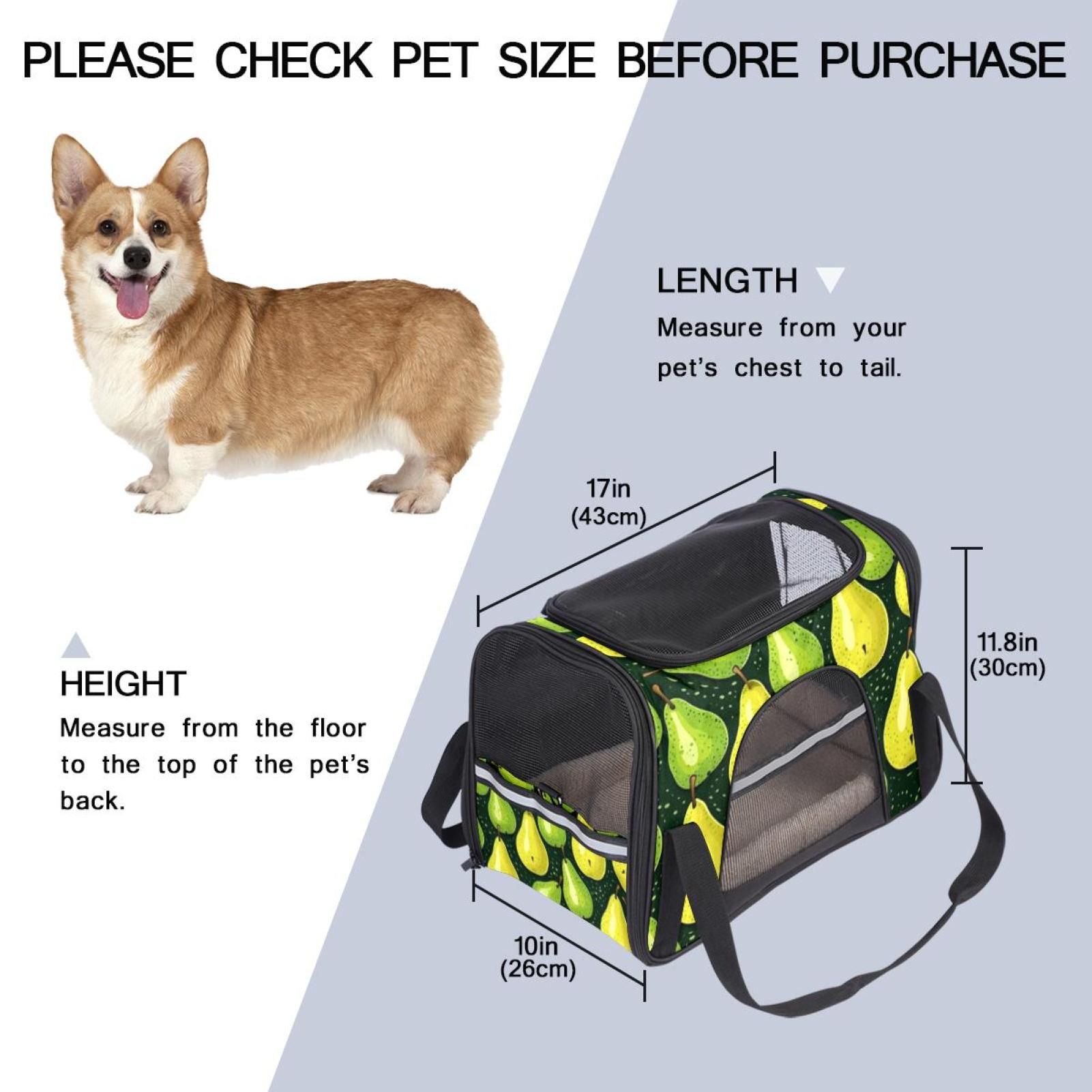 Poires Sac Pour Animaux De Compagnie Élégant Et Confortable, Sac De Transport Pour Animaux De 3a21ba