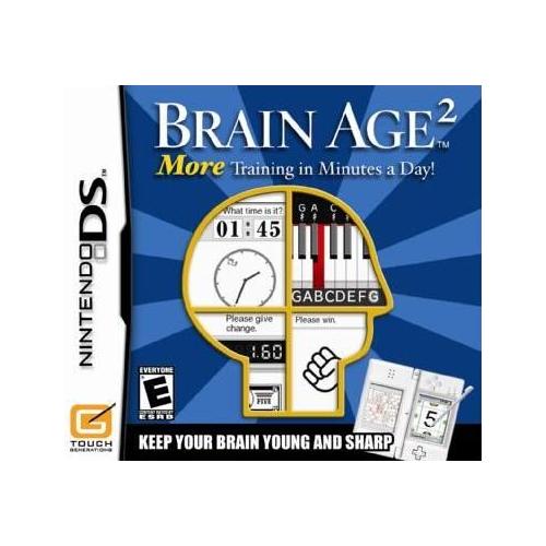 Brain Age 2 - Version Us - Programme D'Entraã®Nement Cã©Rã©Bral Du Dr Kawashima : Quel ÃGe A Votre Cerveau ? Nintendo Ds