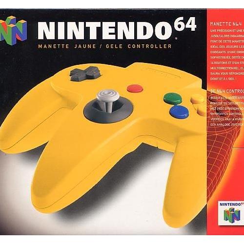 Manette Jaune Pour Nintendo 64