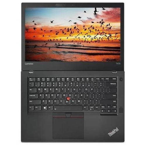 Lenovo Thinkpad T470 20Hd - Core i5 7200U / 2.5 Ghz - Win 10 Pro 64 Bits - 8 Go Ram - 256 Go SSD Tcg Opal Encryption 2, Nvme - 14" Ips 1920 X 1080 (Full Hd) - Hd Graphics 620 - Wi-Fi, Bluetooth - 4G - Noir - Clavier : Danois