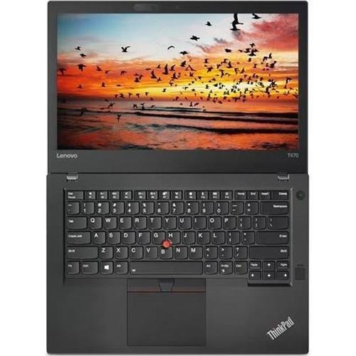 Lenovo Thinkpad T470 20He - Core i5 7200U / 2.5 Ghz - Win 10 Pro 64 Bits - 8 Go Ram - 128 Go SSD - 14" Ips 1920 X 1080 (Full Hd) - Hd Graphics 620 - Wi-Fi, Bluetooth - Noir