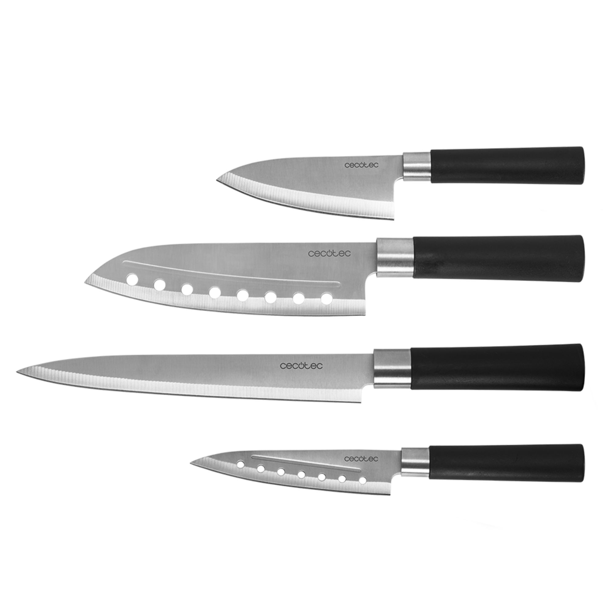 Set De 4 Couteaux Professionnels Avec Revêtement En Céramique Couteaux En Céramique Santoku Usage Domestique Avec Lame En Acier Inoxydable - vue 2