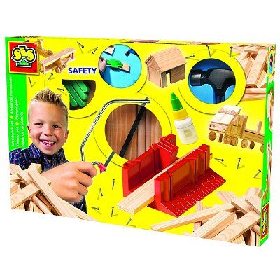 Atelier de menuiserie grande SES CREATIVE Kit complet Jouets en bois