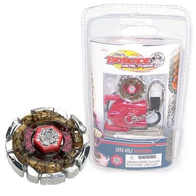 Porte Clés Avec Toupie Et Lanceur Beyblade Metal Fusion : Wolf