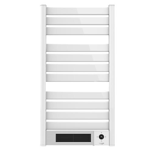 Cecotec Sèche-Serviettes Électrique Avec Radiateur Ready Warm 9770 Ceramic Towel. 2000W, Chauffage Céramique Inclus, Écran Led, Télécommande, Minuteur, Réglage De La Température, Thérmostat (Blanc)