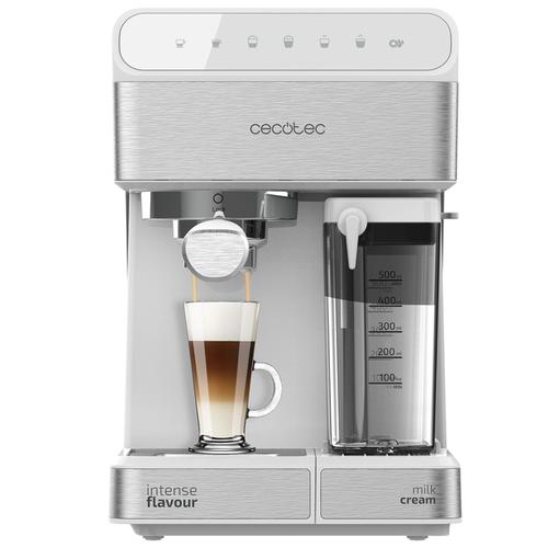 Cecotec Cecotec Machine à Cafã© Semi-Automatique Power Instant-Ccino 20 Touch Serie Bianca. 20 Bars De Pression, 1.4 L, 6 Fonctions, Chauffage Par Thermoblock, Contrã´Le Tactile, Rã©Servoir De Lait, 1350 W.