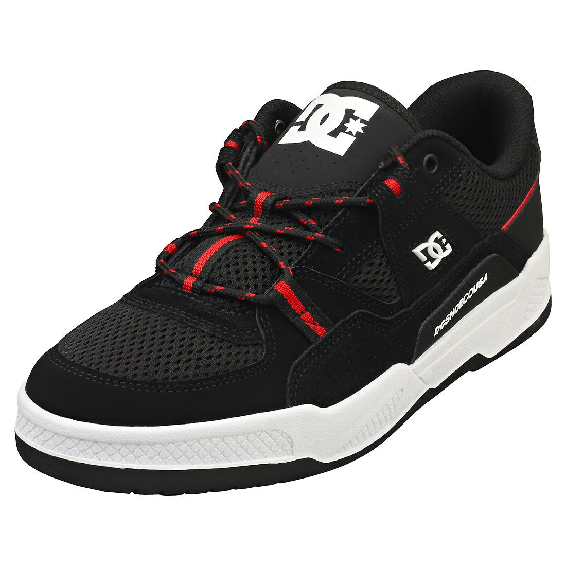 Dc Shoes Construct Homme Baskets Noir Rouge - 43