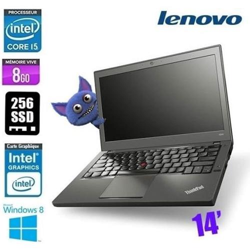 Lenovo Lenovo Thinkpad T450 i5 5300U 2.3Ghz - Grade A 14&Quot; Noir