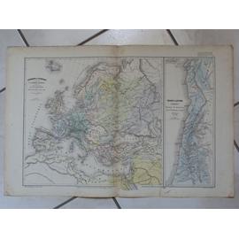 Carte Leurope Et Lorient Au Temps De La 3ème Croisade Fin Du 12ème Siècle Carte Dressée Par J H Schnitzler 1857 Carte Issue Du