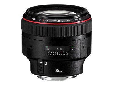 Canon EF 85 mm f1.2 II USM - vue 2