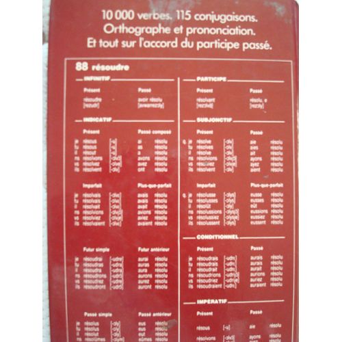 Larousse De La Conjugaison 10000 Verbes 115 Conjugaisons Rakuten