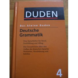 Der Kleine Duden: Deutsche Grammatik