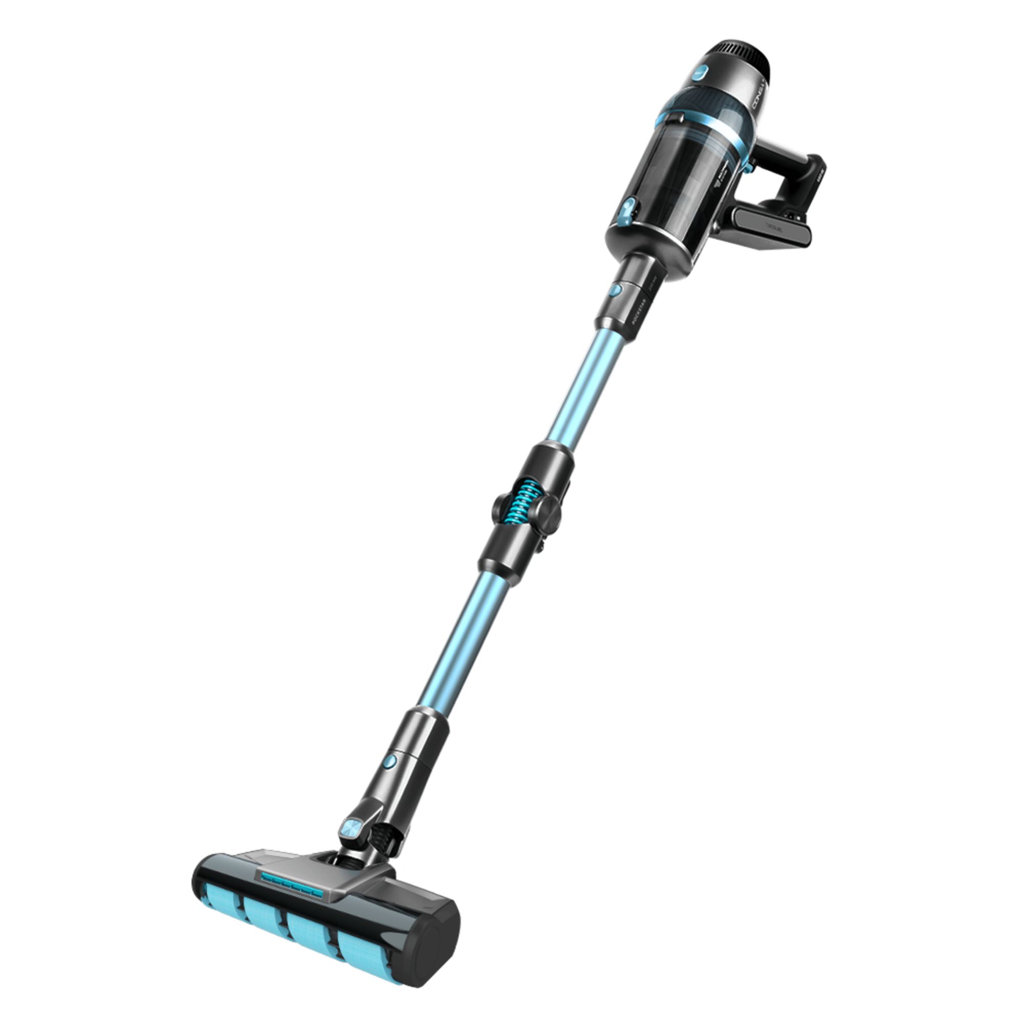 Cecotec Aspirateur Balai numérique sans Fil Conga Rockstar 2500 Advance ErgoWet. Moteur numérique Brosse Jaliscazo Autonomie 90 Min Tube Flexible Extensible Réservoir d'eau Accessoires