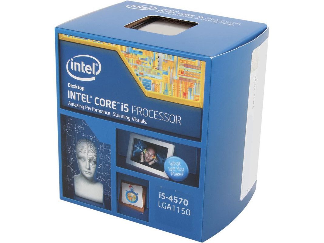 Intel Core i5-4570 - Core i5 4e generation Haswell Quad-Core 3,2 GHz LGA 1150 84 W Intel HD Graphics Desktop Processeur