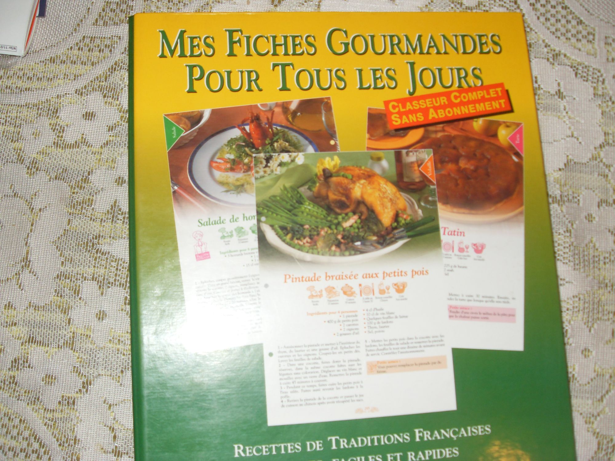 Mes Fiches Gourmandes pour Tous les Jours