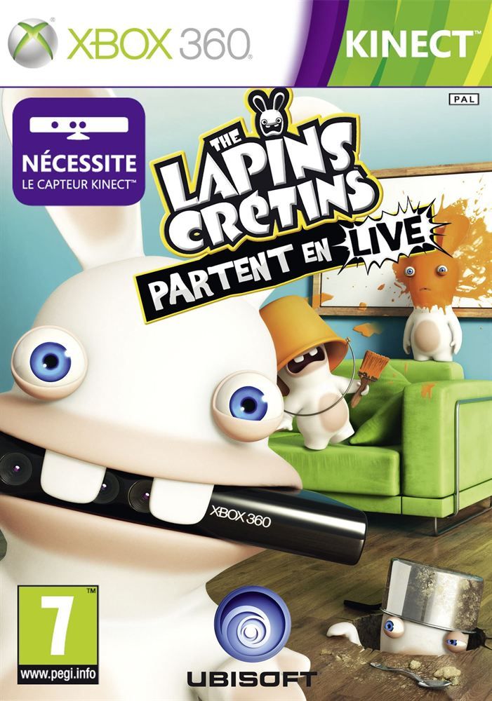Les Lapins Crétins Partent En Live Kinect Xbox 360