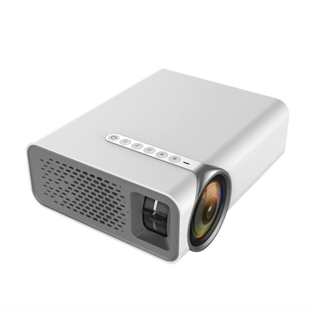 Vidéoprojecteur LED HD 1800 Lumens Haut Parleur Intégré Multimédia Portable YONIS