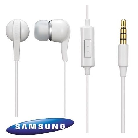 Kit Pieton Main Libre Oreillette Ecouteurs Casque Blanc Origine Samsung GT-i9100 Galaxy S2 Ace Y W