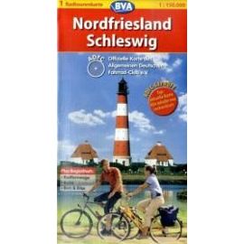ADFC-Radtourenkarte 01 Nordfriesland / Schleswig 1 : 150 000