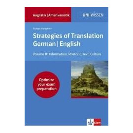 Strategies of Translation. German/ English II