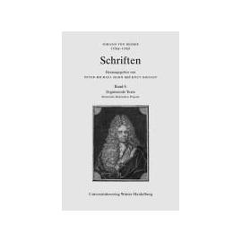 Johann von Besser (1654-1729). Schriften 04. Ergänzende Texte (Memoriale, Bedencken, Projecte) - Peter-Michael Hahn
