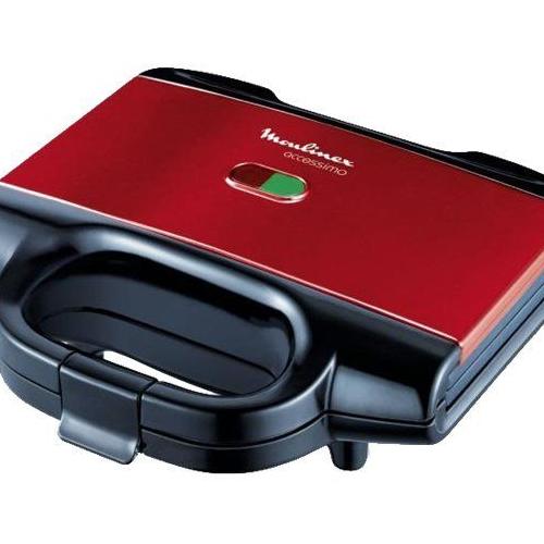 Seb Moulinex Accessimo Sm180811 - Croque-Monsieur - 650 Watt - Rouge/Noir