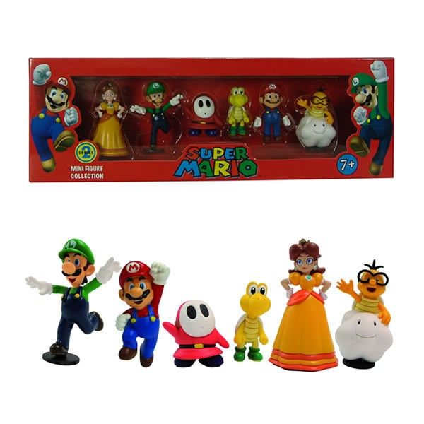 Pack De 6 Figurines Wave 2 Nintendo 5 Cm