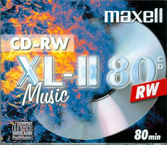Maxell II 80MU CD RW 700 Mo 80 min
