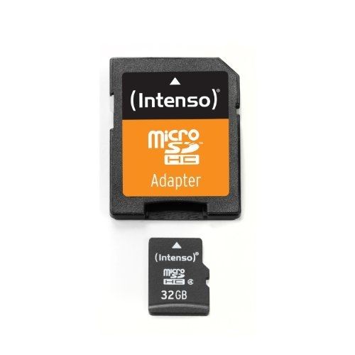 Intenso Carte mémoire flash adaptateur microSDHC SD inclus e Class 4 micro SDHC
