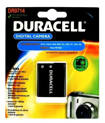 DURACELL DR9714 BATTERIE POUR APPAREIL PHOTO NUMÉRIQUE SONY NP BG1
