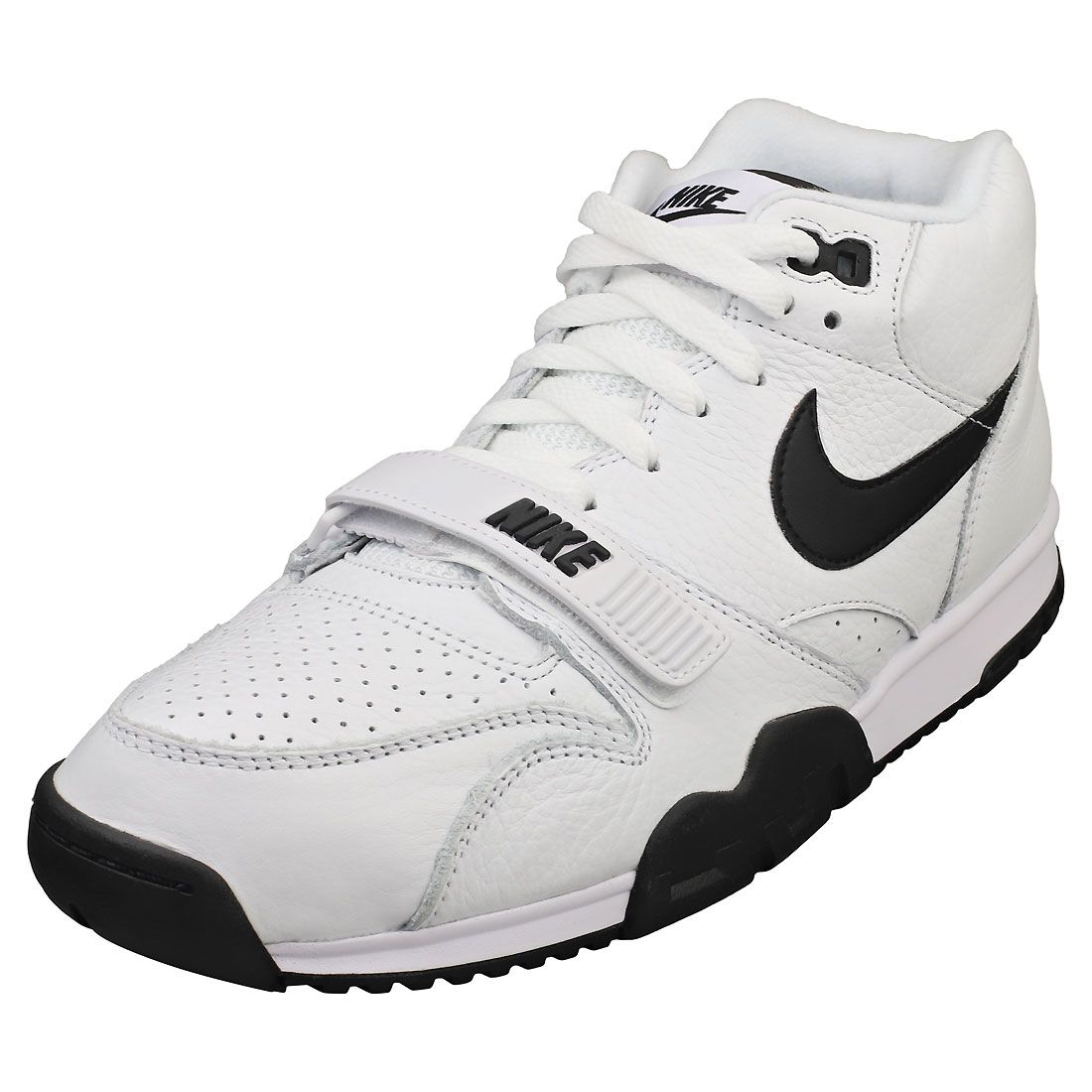 Nike Air Trainer 1 Homme - Baskets De Cuir Blanc Noir - 41