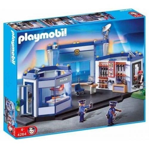 plan commissariat police playmobil