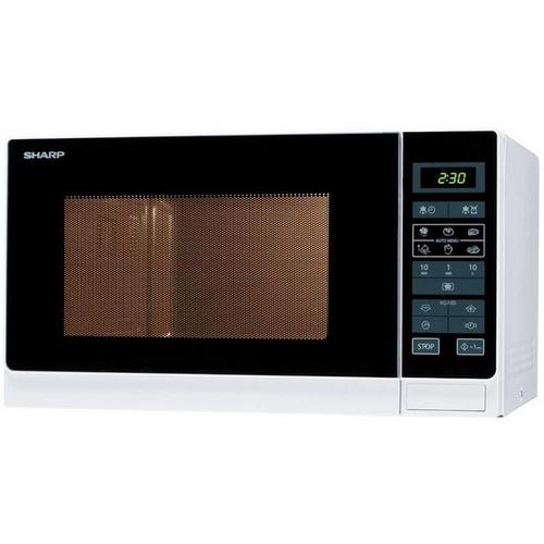 Sharp R-342(W)W - Four Micro-Ondes Monofonction - Pose Libre - 25 Litres - 900 Watt - Blanc