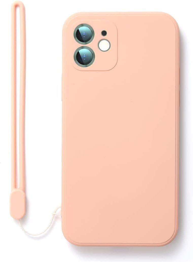 Compatible Coque Avec Huawei Nova 9 Silicone Bracelet Coque,Anti-Rayure Anti Choc Gel Ultra Fine ¿¿Tui En Silicone Liquide Protection T¿¿L¿¿Phone Huawei Nova 9 -Rose