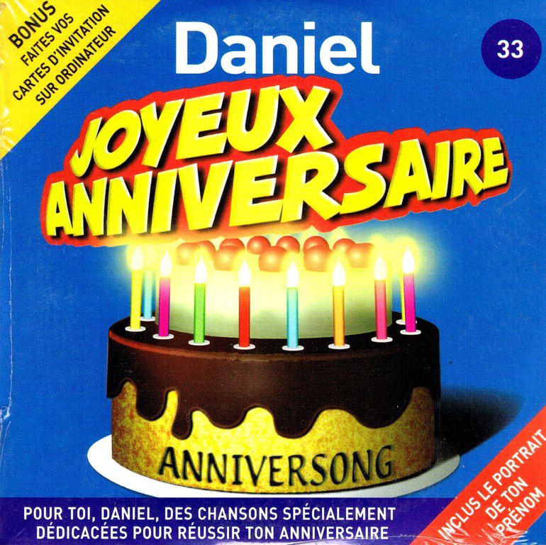 Daniel Joyeux Anniversaire Cd Rakuten